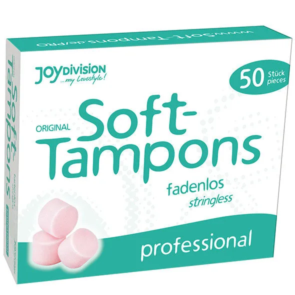 Joydivision Soft-Tampons Original - Professionella Intimtamponer för Sport, Simning & Intimitet