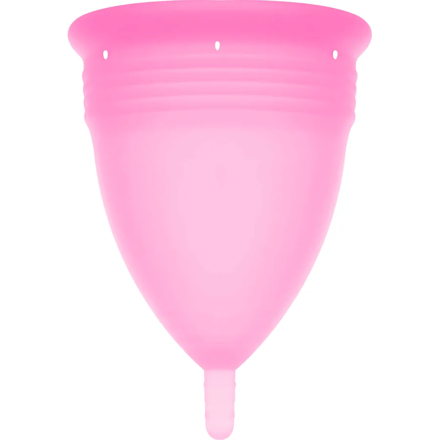Stercup Menskopp i FDA-godkänt silikon – Rosa, Storlek L