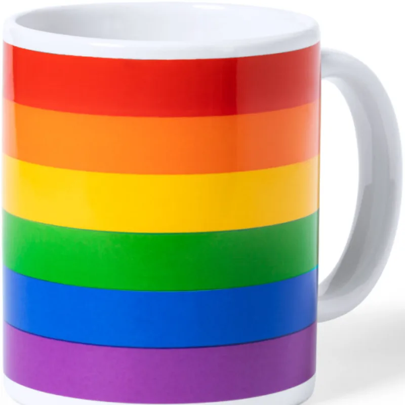 Pride – LGBT Regnbågsflagga Keramikmugg | Presentförpackning