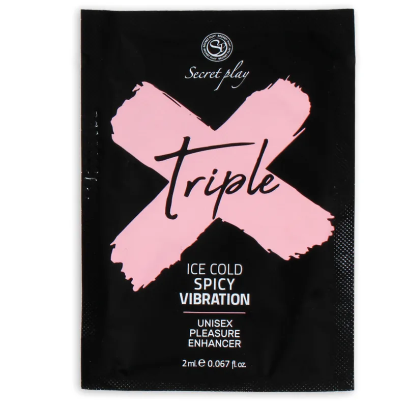 Secretplay - Engångsdos Triple X Njutningsförstärkande Gel | Unisex Upphetsningsgel
