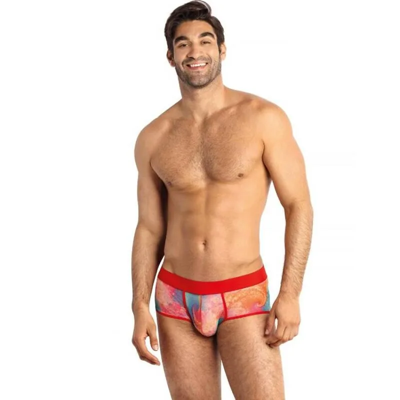 Anais Men - Falcon Boxer Brief | Bananmönstrad Mjuk Lycra | Storlek S