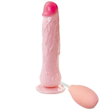 Baile Eros Realistic Ejaculating Dildo with Suction Cup Base
