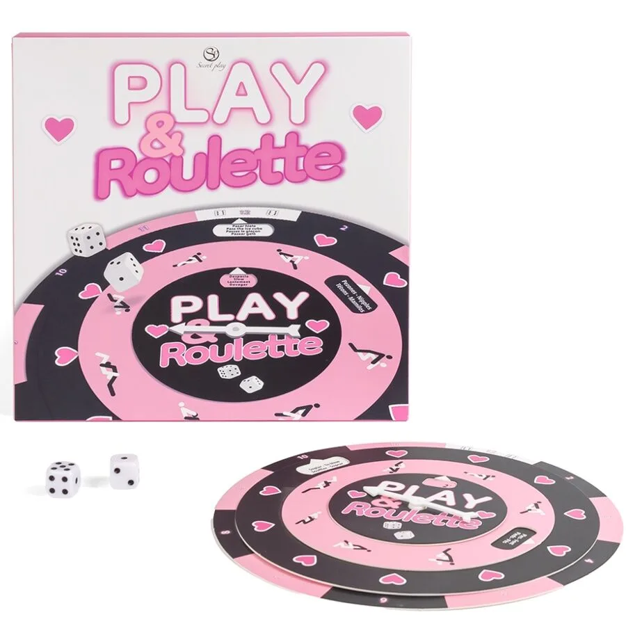 Secretplay - Play & Roulette Parspel med Intimitetsterning & Roulette (ES/PT/EN/FR)