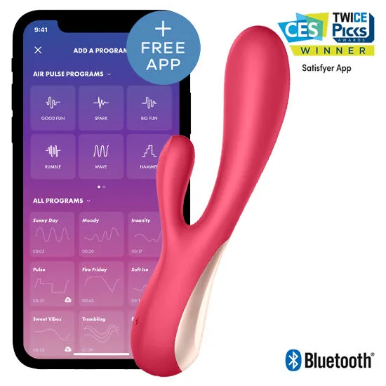 Satisfyer Mono Flex Red – Appkontrollerad Klitorisvibrator