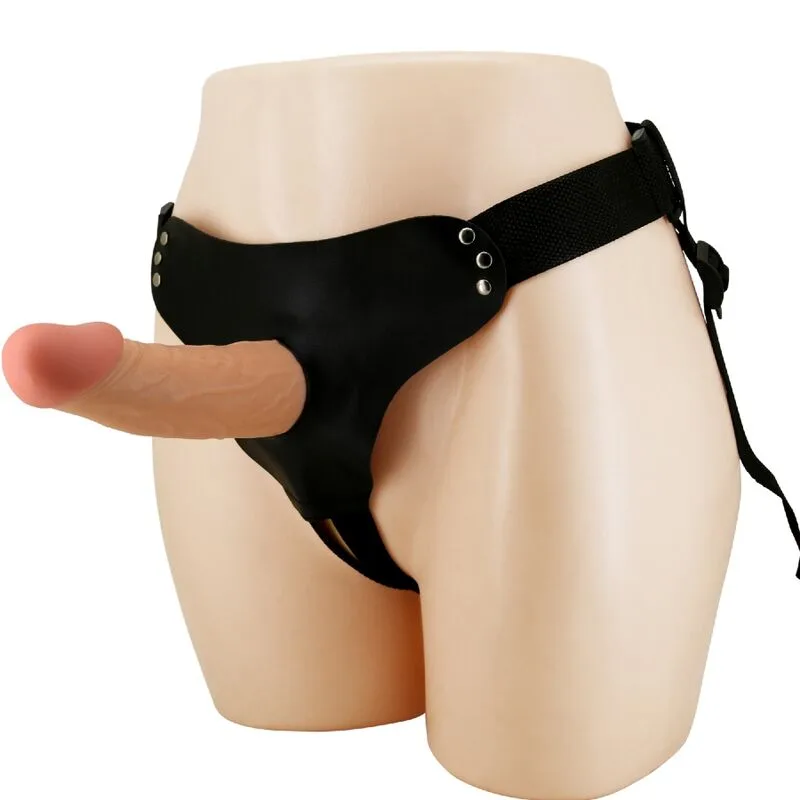Pretty Love - Harness Stark Bekväm Strap-On Ihålig Dildo-Förlängning med Sele