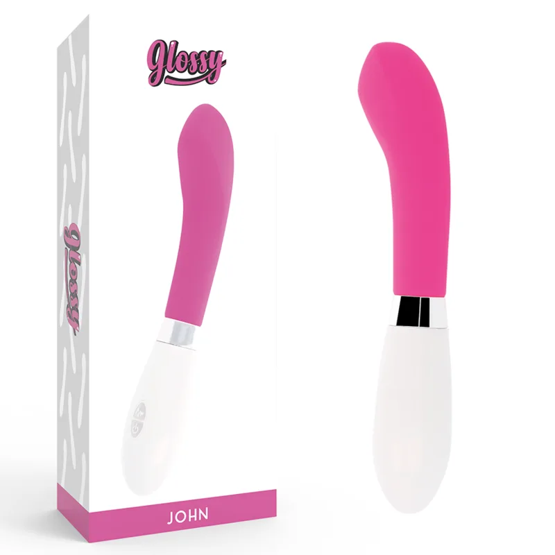 Glossy - John Böjd Vibrator i Rosa