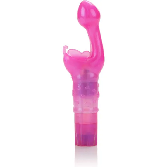 CalExotics - Butterfly Kiss Dubbelstimulerare Rosa
