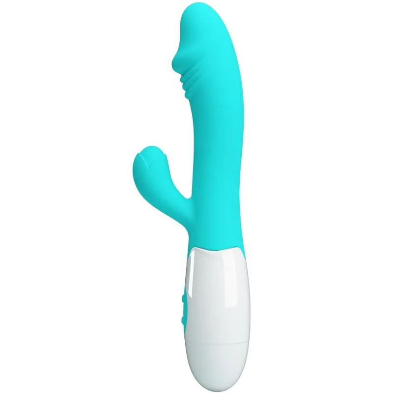 Pretty Love Snappy Dual-Stimulering G-punkts- & Klitorisvibrator – Aquagrön