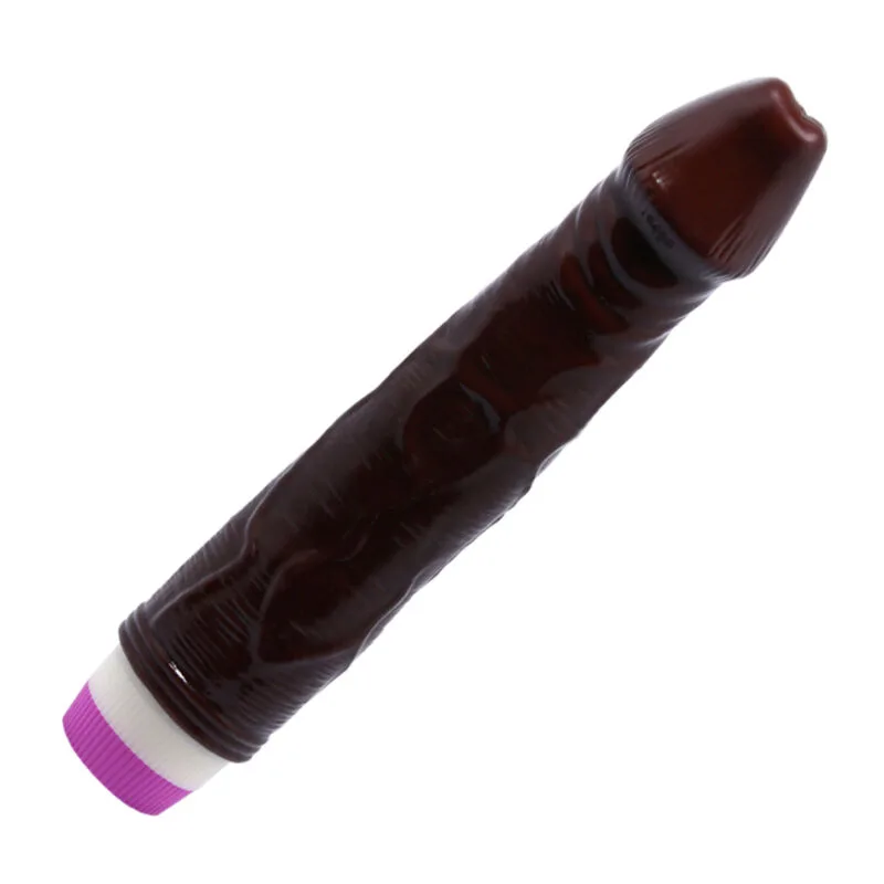 Baile Waves of Pleasure Realistisk Vibrerande Dildo 23 cm – Brun