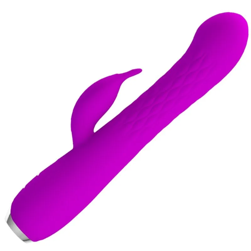 Pretty Love Molly Uppladdningsbar Roterande Rabbit-Vibrator med Klitorisstimulator