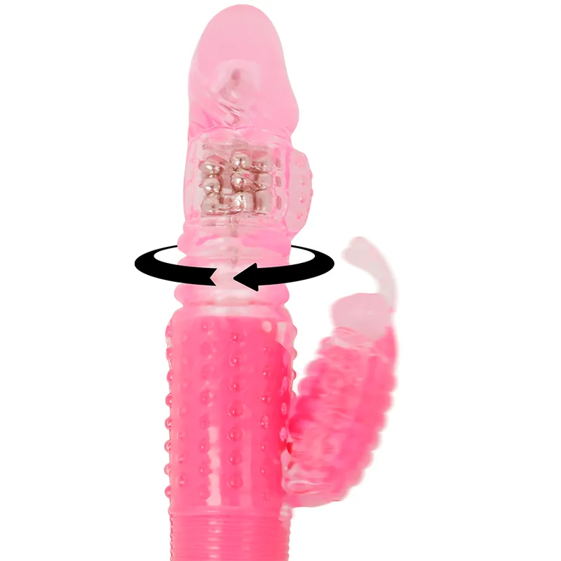 Ohmama – Roterande Rabbit-vibrator med Klitorisstimulator
