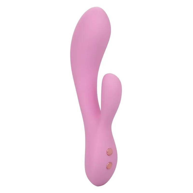 CalExotics Contour Zoie Dual Stimulation Vibrator - Rosa