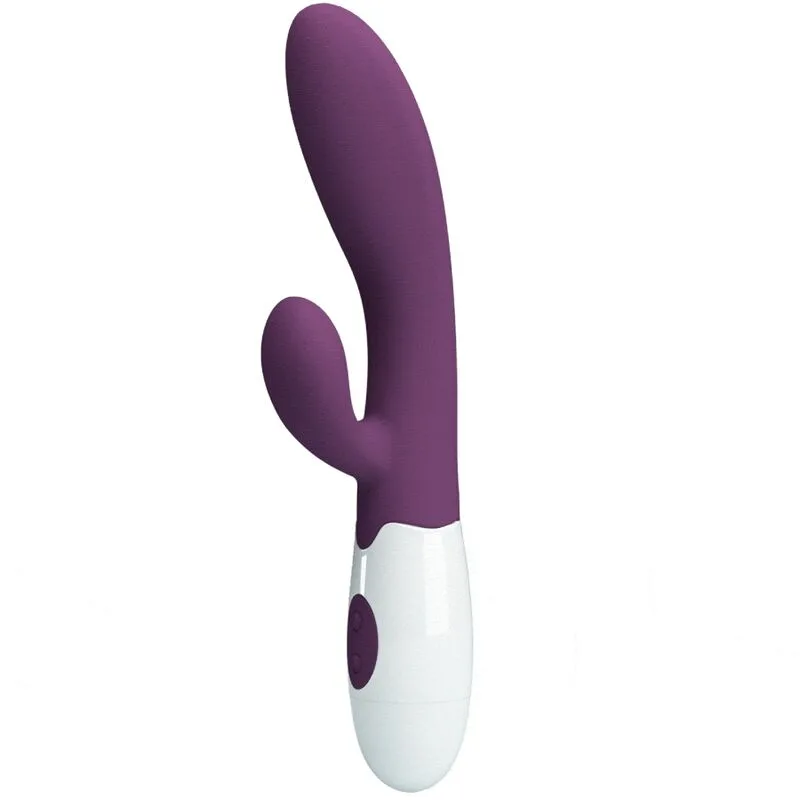 Pretty Love Alvis Dubbelmotors Kaninvibrator med G-Punktsstimulering – Lila