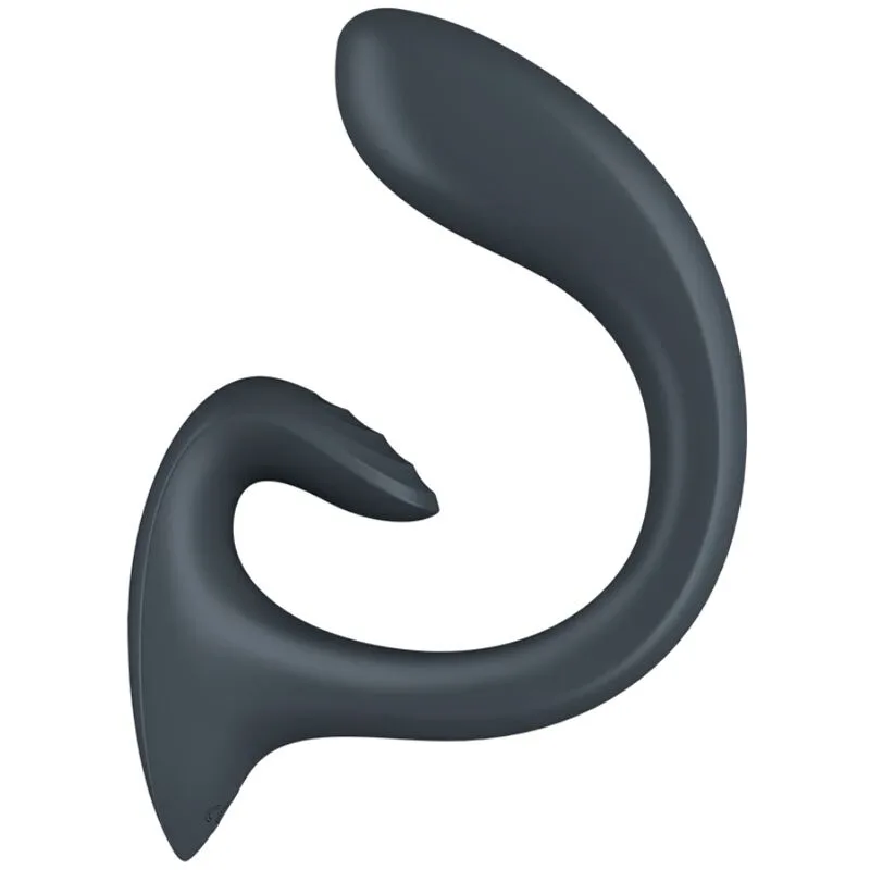 Satisfyer G for Goddess 1 Rabbit Vibrator – Dubbelmotors G-punkts- och klitorisstimulator i mörkgrå