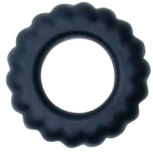Baile - Titan Silicone Penisring Svart 2 CM