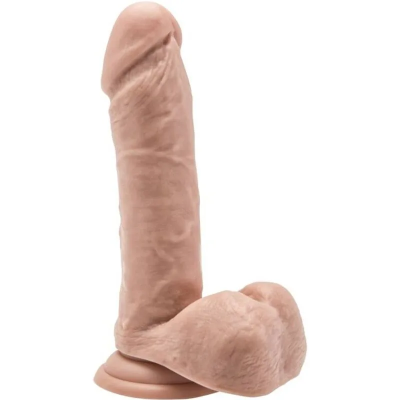 Get Real Realistic Dildo 18 cm with Testicles – Skin Tone