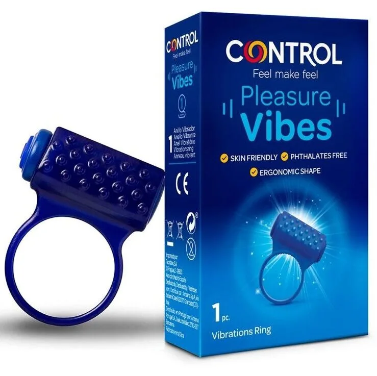 Control Pleasure Vibes Vibrerande Ereктionsring