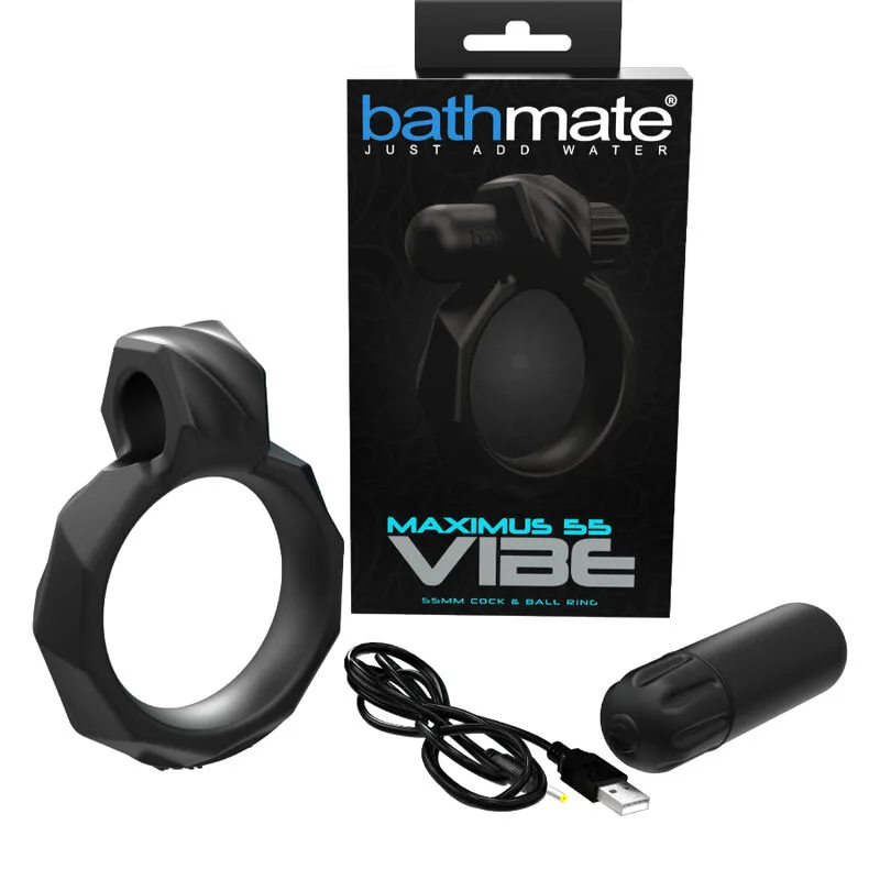 Bathmate Vibe Ring Maximus 55 – Vibrating Couples Ring with Bullet Vibrator