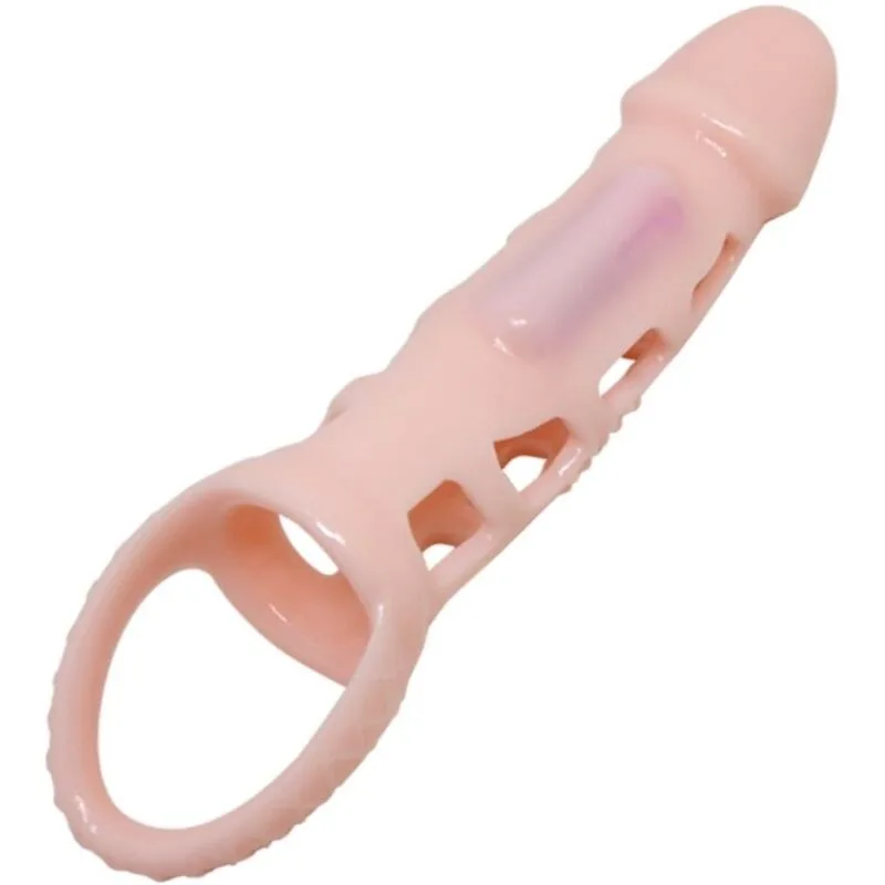 Pretty Love Harrison Vibrerande Penisförlängare med Testikelbälte – 13,5 cm