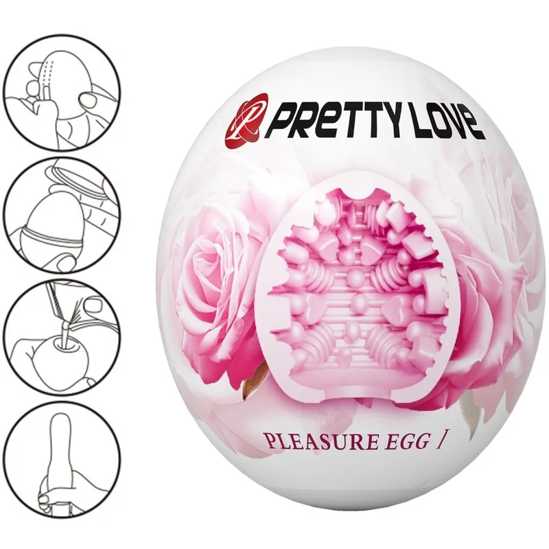 Pretty Love Male Masturbator Egg - Pink (BM-00900T90)
