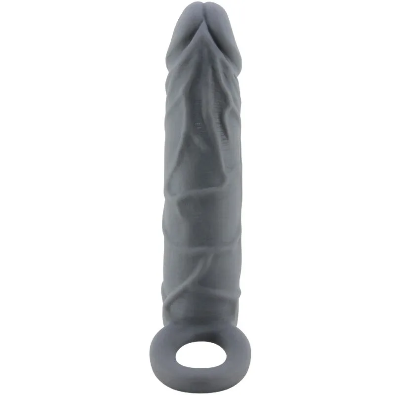 Pretty Love - Realistic Skin-Tone Penis Sleeve Extension | Dark Grey