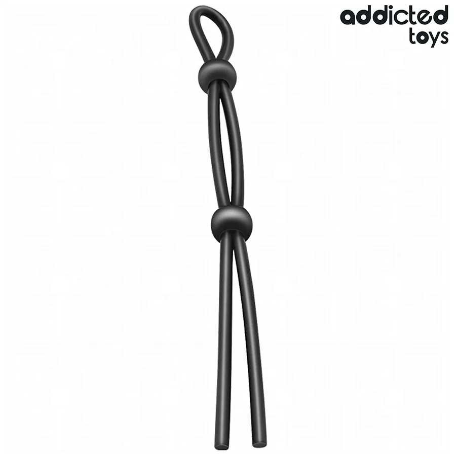 Addicted Toys - Silikonrep med dubbel slinga för penis