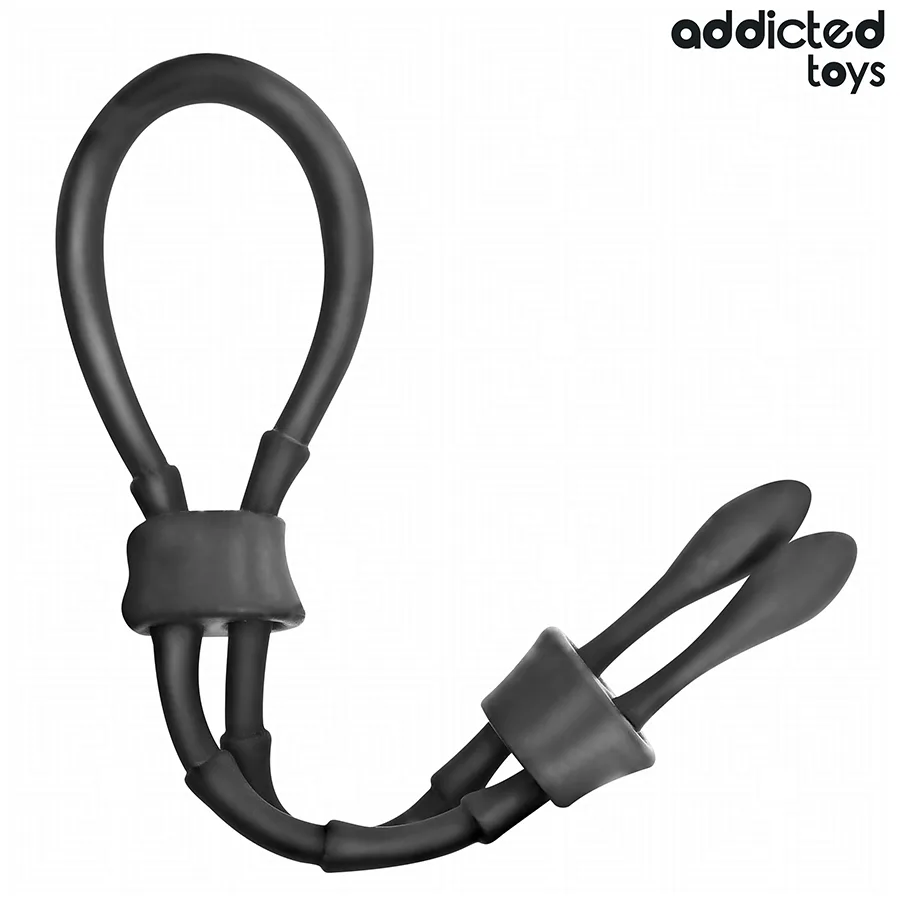 Addicted Toys - Justerbart Silikonrep för Peniskonstriktion