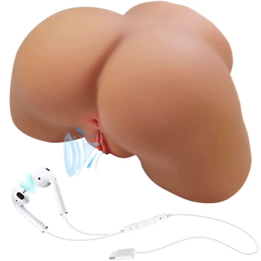 Crazy Bull - Ilana Realistisk Kvinnlig Rumpa Masturbator med Vibration, Sugning & Ljud | 6,8 KG