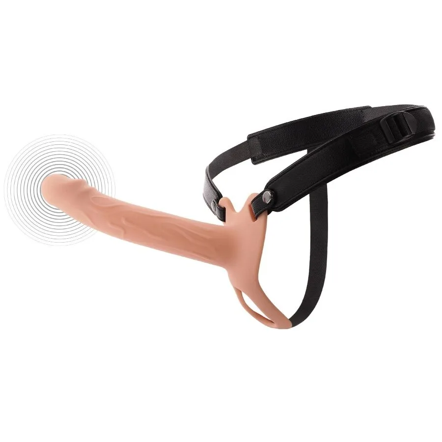 Hidden Desire Inferno Vibrerande Penisärm & Strap-On – 20 cm