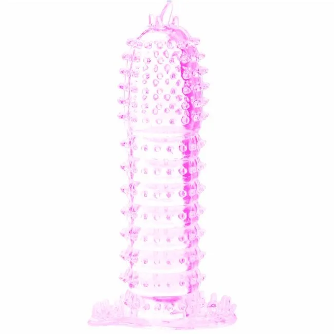 Baile - Textured Penile Sheath Extension Sleeve with Stimulating Points | 14 cm