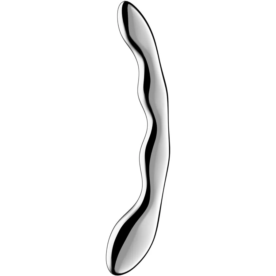 Satisfyer Cosmic Crest 2 Dubbelsidig Dildo i Rostfritt Stål