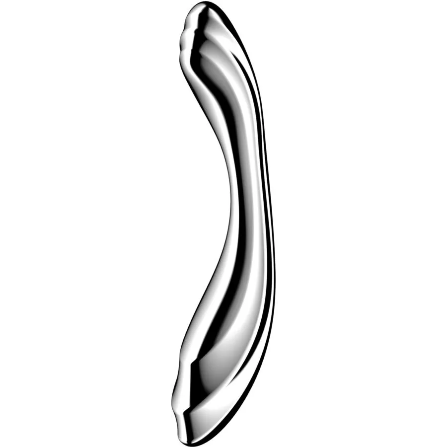 Satisfyer - Pure Gravity 2 Dubbelsidigt Dildo i Rostfritt Stål