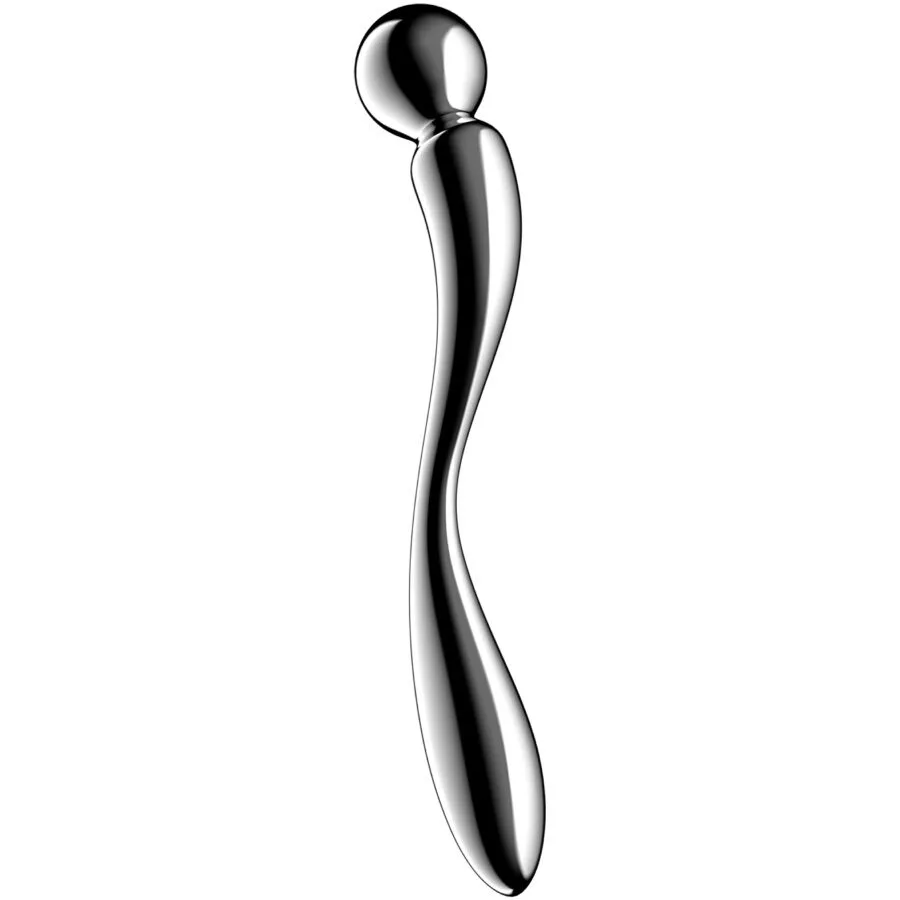 Satisfyer - Star Force 2 Dubbelsidigt Dildo i Rostfritt Stål