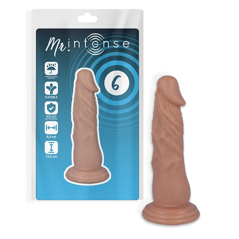 Mr Intense - 6 Realistisk Dildo 16.6 CM - Diameter 4.4 CM