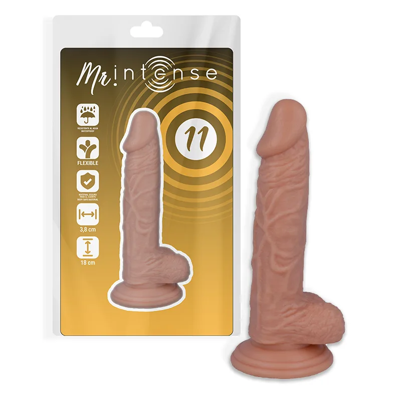 Mr. Intense Realistisk Dildo – 18 cm Längd x 3,8 cm Diameter