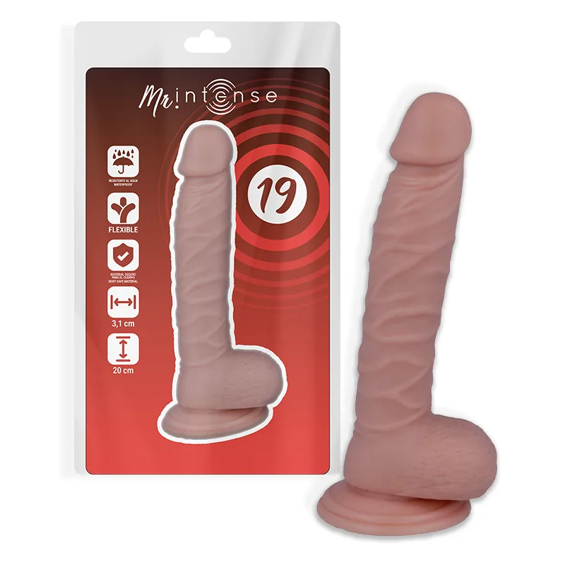 Mr. Intense Realistisk Dildo – 20 cm längd x 3,1 cm diameter