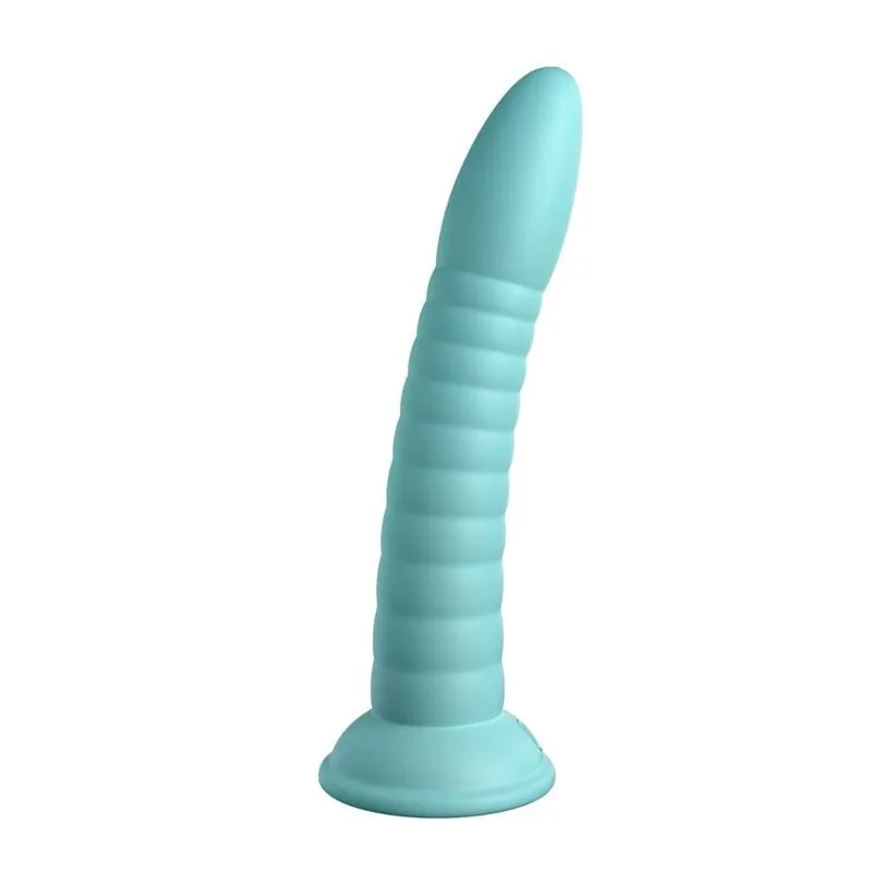 Dillio - Wild Thing Silicone Dildo 17.78 cm - Green