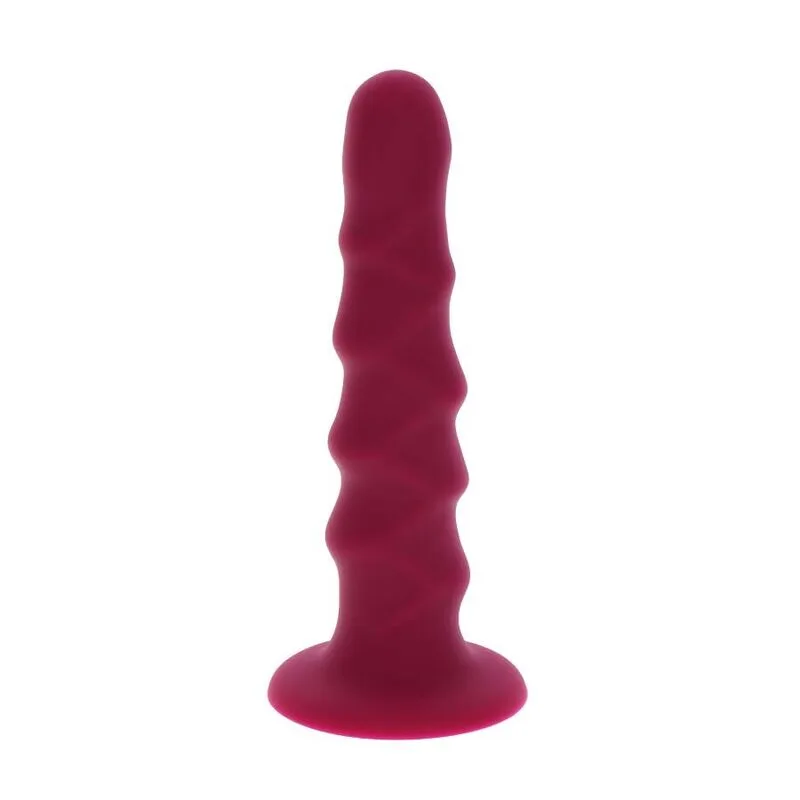 Get Real Ribbed Dong 12 cm – Röd
