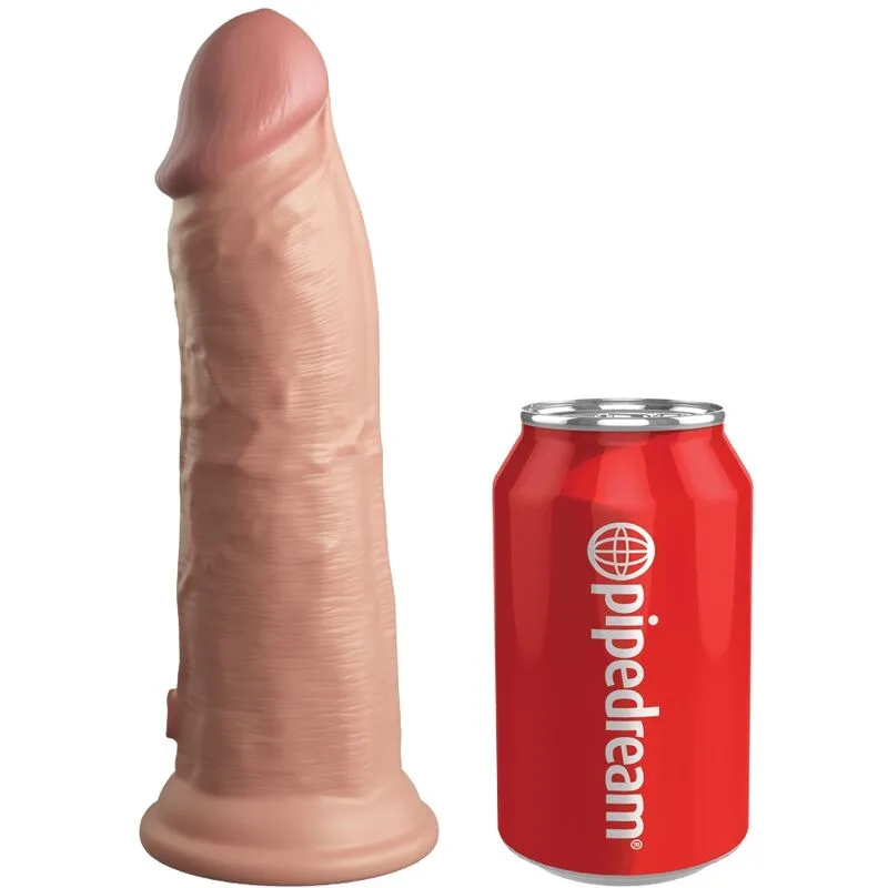 King Cock Elite Realistisk Dual-Density Silikondildo – 20,3 cm Inserterbar Längd