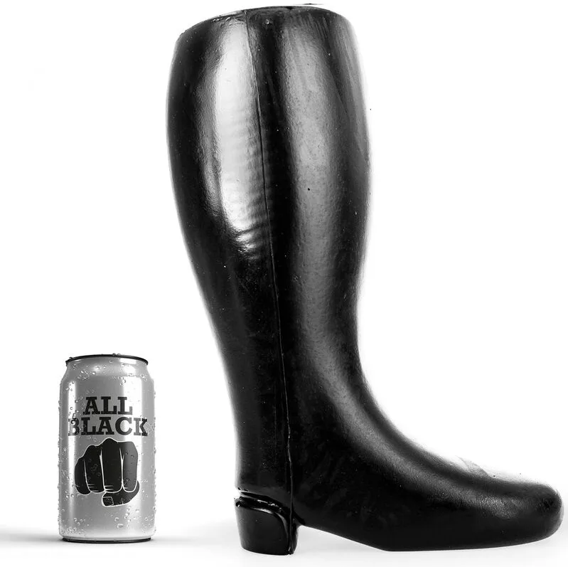 All Black – Giant Soft Fisting Boot 31 CM | Extra-Stor TPR Analstimulator