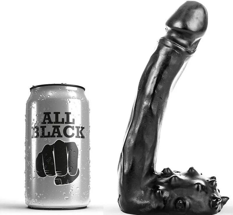 All Black – Realistisk Dildo 19 cm