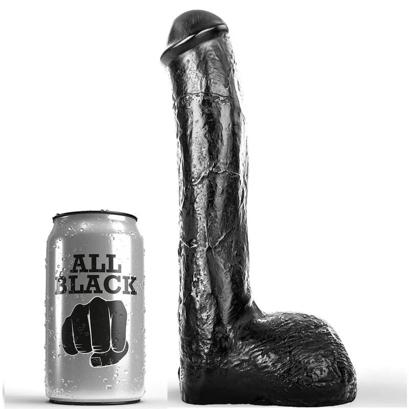 All Black – Realistic Anal Dildo 23 cm
