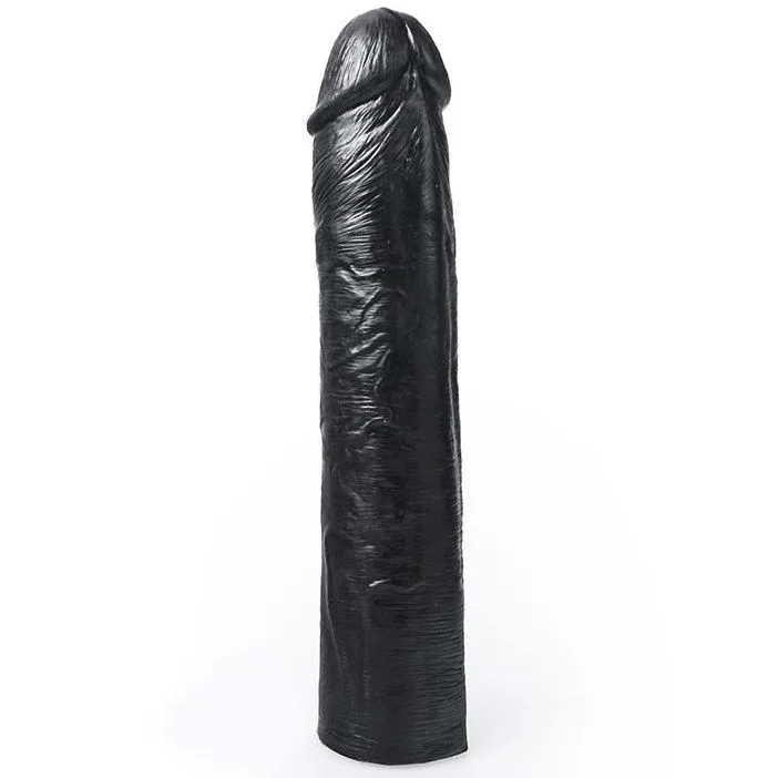 Hung System – Realistisk Dildo, Svart, Benny, 25,5 cm