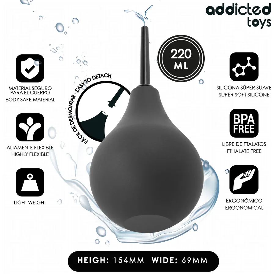 Addicted Toys – Large Travel Anal Cleaner | 220 ml Capacity (Size L)