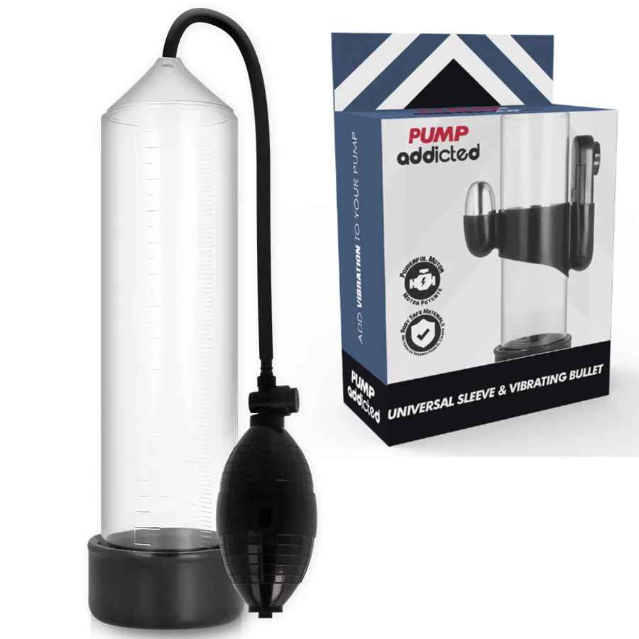 Pump Addicted RX3 Transparent Penispump med Vibration