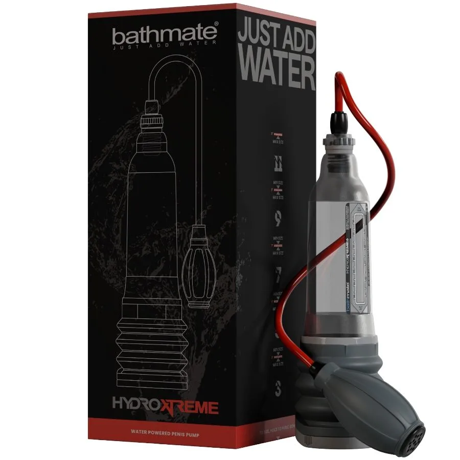 Bathmate Hydroxtreme 6 Hydrotherapi Penispump med Handbollspump