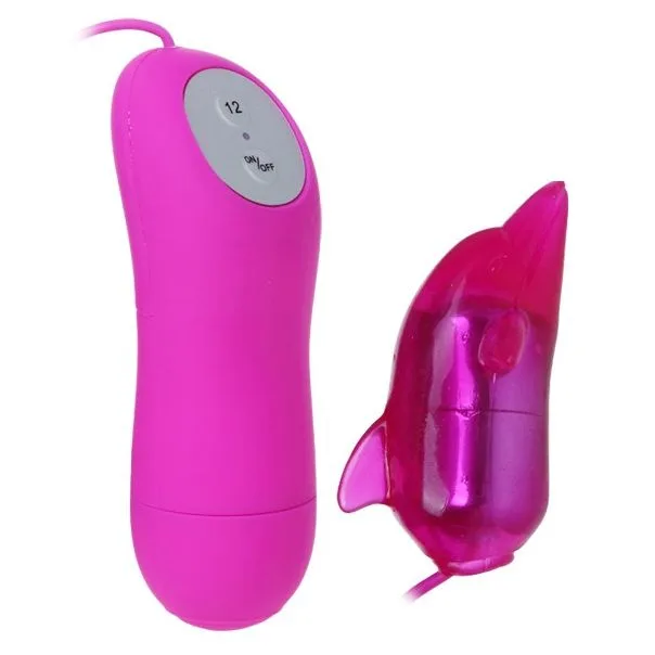 Baile Cute Secret Dolphin Vibrator - 12 Vibration Modes