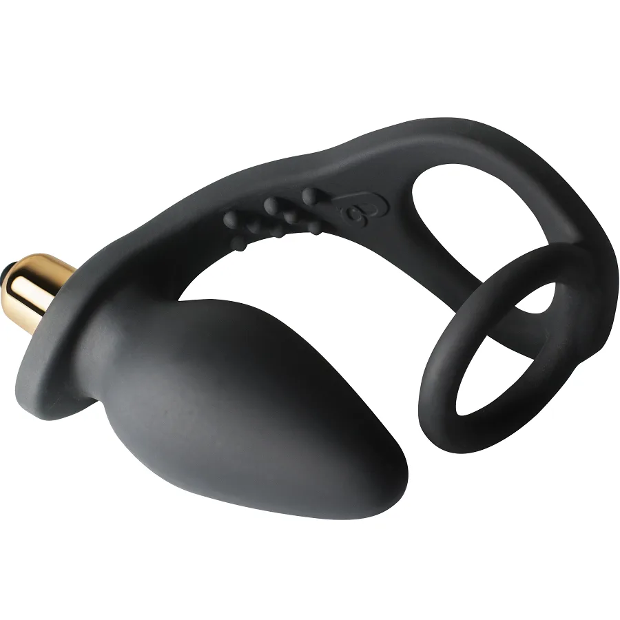 Rocks-Off - RO-ZEN Prostatastimulator 7-hastigheter Vibrerande Dubbel Ring