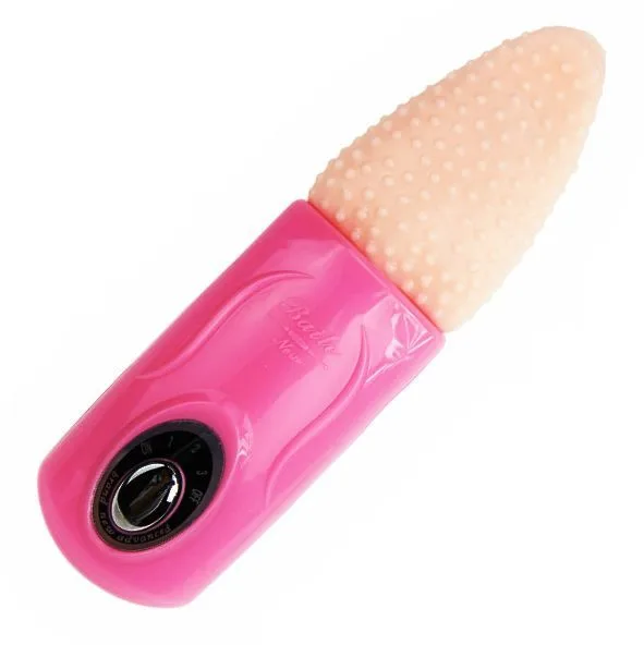 Baile Tungmassager 3V Flexibel Vibrator för Oral Stimulering
