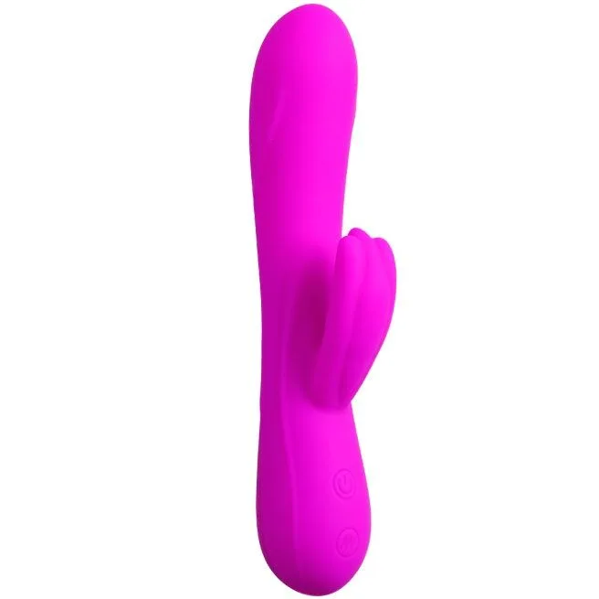Pretty Love - Barrete Dubbelmotorig Vibrator för Klitoris & G-punktsstimulering